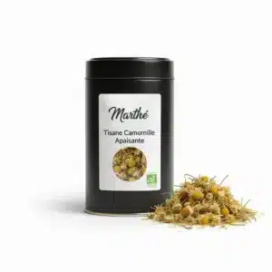 Boite à thé en métal - contenance de 200g - thés et infusions bio