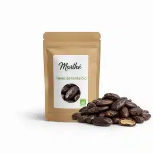 Fèves de Tonka Bio entières + râpe - épice vendu par 5, 100g ou 1 kg