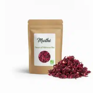 Bissap et fleurs d'Hibiscus Bio - séchées, vendu par 200g, 2 kg ou 10 kg