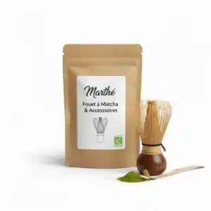 Fouet à matcha (Chasen) en bambou pour préparer un thé matcha parfait