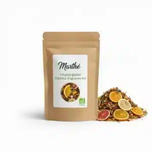 Infusion glacée Hibiscus Orange Citron - Bissap 200g ou 2 kg