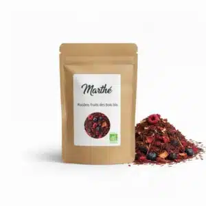 Infusion Rooibos fruits rouges Bio - thé rouge fruits des bois 200g