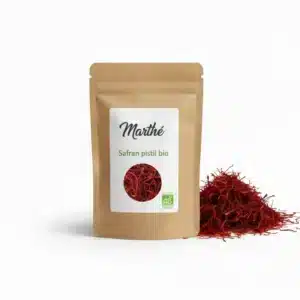 Safran pistils Bio 1g ou 10g - stigmate origine Iran - pot en verre