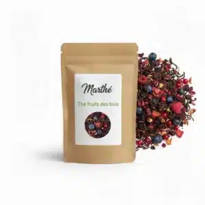Thé vert Fruits des Bois Bio - aux fruits rouges - 200g ou 2 kg