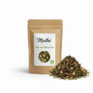 Thé vert Detox Bio - thé vert, maté et citron - cure 30j - 200g