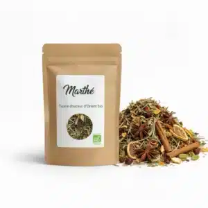 Tisane Douceur d'Orient Bio - orange et gingembre - 200g ou 2 kg